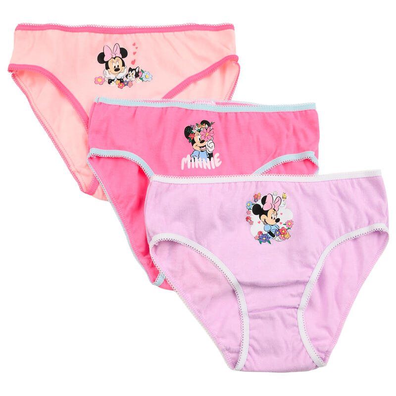 CONFEZIONE 3 PAIA SLIP BIMBA COTONE MINNIE BuyBuy24 Abbilgiamento e Biancheria