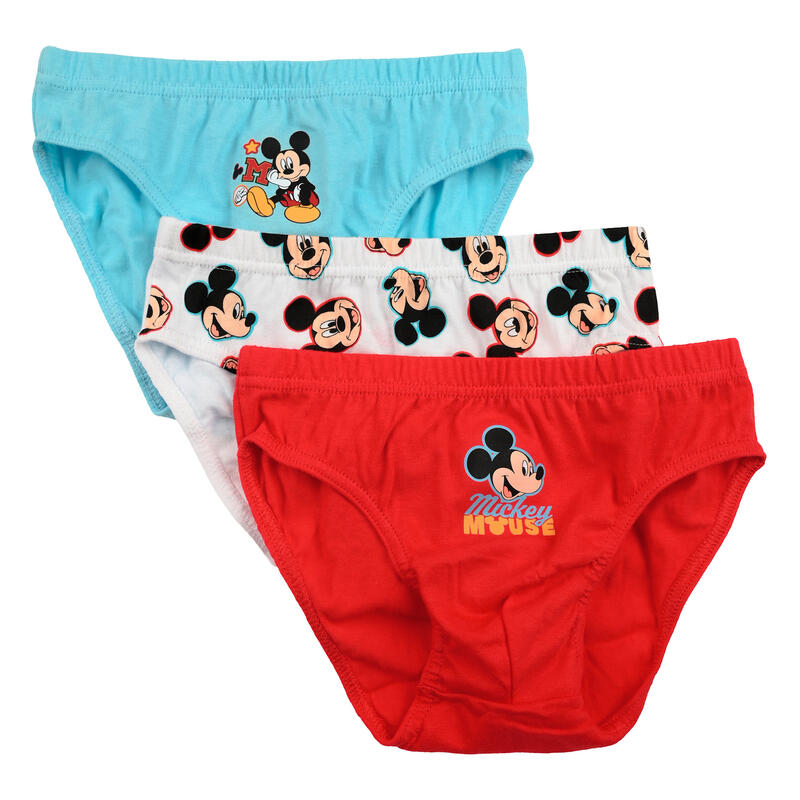 CONFEZIONE 3 PAIA SLIP BIMBO COTONE MICKEY BuyBuy24 Abbilgiamento e Biancheria