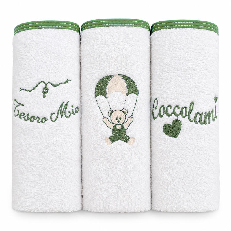 CONFEZIONE 3 QUADRATI SPUGNA BuyBuy24 Abbilgiamento e Biancheria