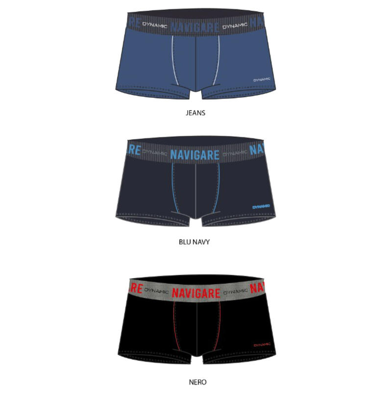 CONFEZIONE 3PZ BOXER UOMO COTONE ELASTICIZZATO BuyBuy24 Abbilgiamento e Biancheria