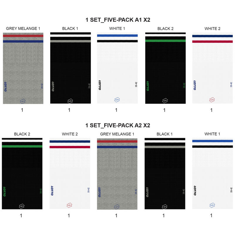 CONFEZIONE 5 PZ CALZINO BIMBO CORTO COTONE ELASTICIZZATO BuyBuy24 Abbilgiamento e Biancheria