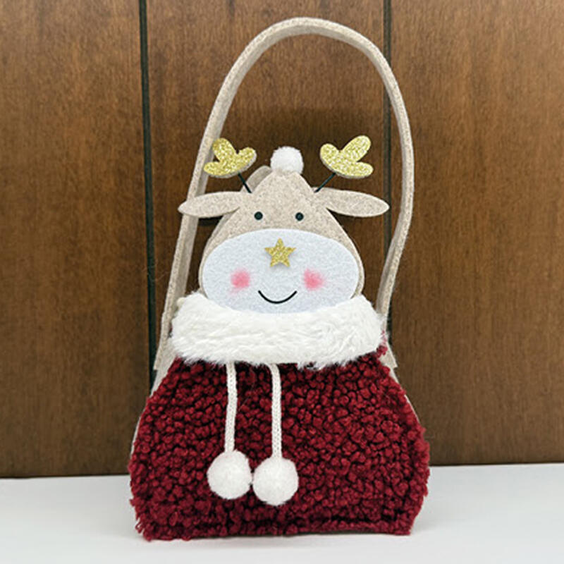 CONFEZIONE REGALO IN FELTRO CON STROFINACCIO CM 12X9X20  BuyBuy24 Abbilgiamento e Biancheria