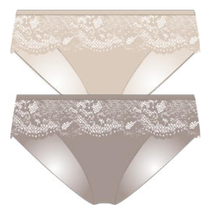 CONFEZIONE SLIP 2 PEZZI IN PIZZO BuyBuy24 Abbilgiamento e Biancheria