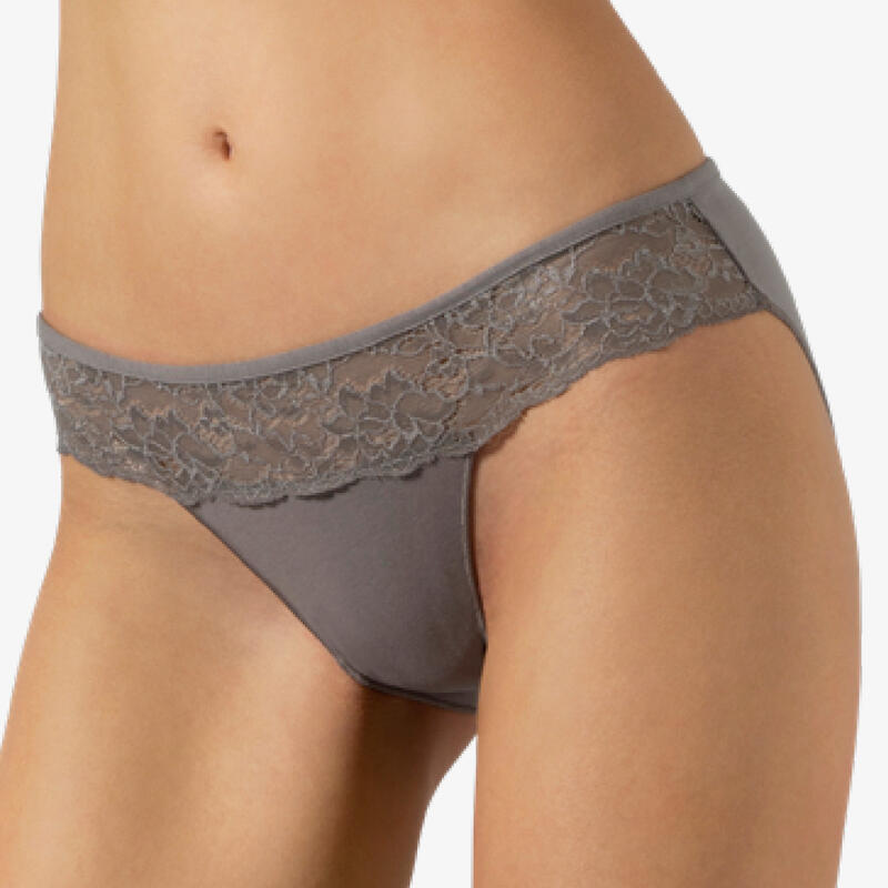 Confezione Da 5 Slip Brasiliani In Cotone E Pizzo Per Donna: Vita Bassa, Multicolore, Taglia S, Ipoallergenici