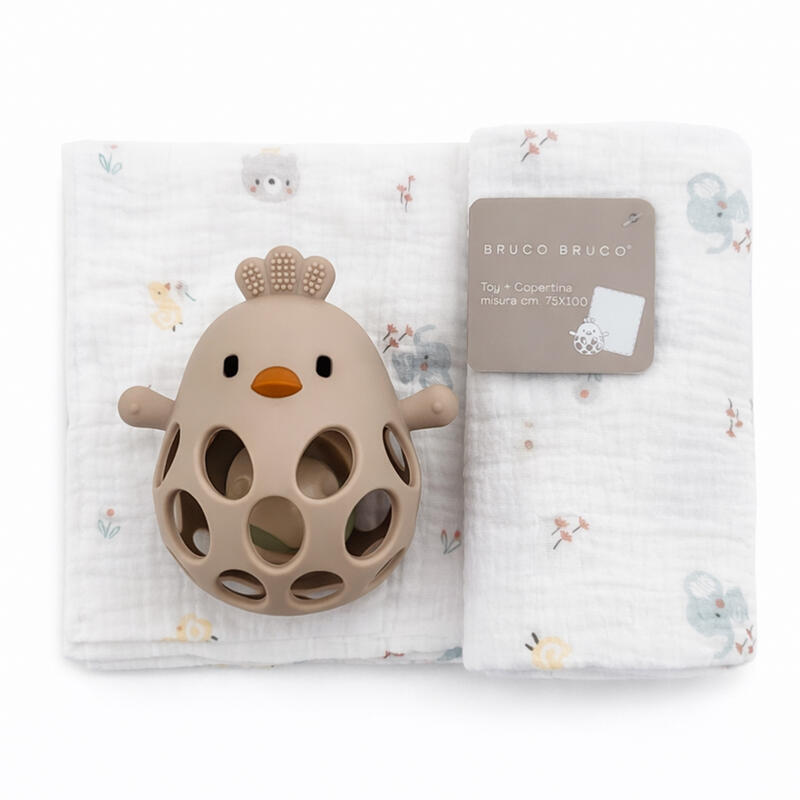 COPERTA CULLA CORAL CON GIOCO MISURA 75 X 100 CM BuyBuy24 Abbilgiamento e Biancheria