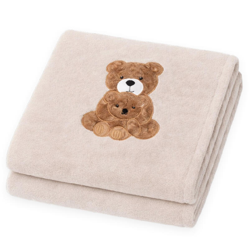 COPERTA CULLA CORAL RICAMATA MISURA 75X100 CM BuyBuy24 Abbilgiamento e Biancheria