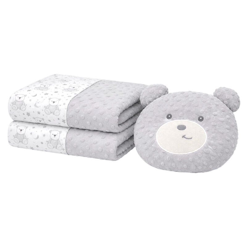 COPERTA CULLA PILE CON CUSCINO ORSETTO BuyBuy24 Abbilgiamento e Biancheria
