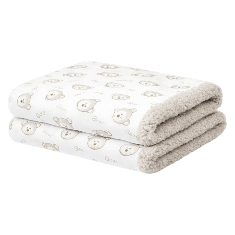 COPERTA NEONATO SHERPA 75X95 CM BuyBuy24 Abbilgiamento e Biancheria