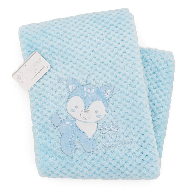 COPERTINA CULLA RICAMATA CM 75X95 BuyBuy24 Abbilgiamento e Biancheria