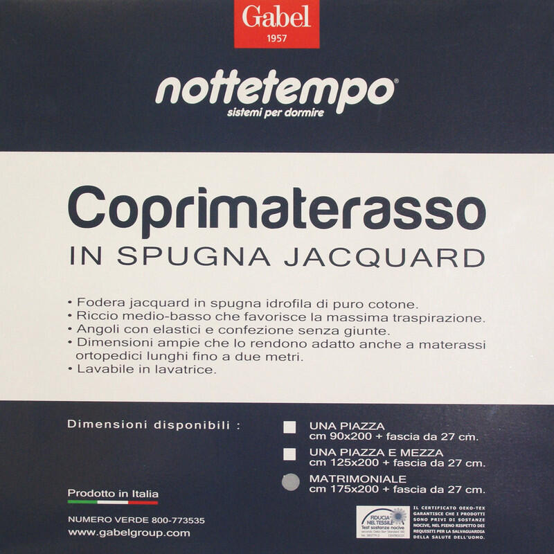 COPRIMATERASSO CON ANGOLI 1 PIAZZA 90 X 200  BuyBuy24 Abbilgiamento e Biancheria