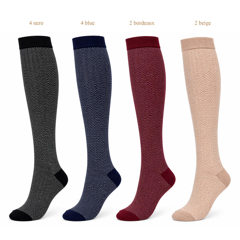 GAMBALETTO DONNA CALDO COTONE FANTASIA BuyBuy24 Abbilgiamento e Biancheria