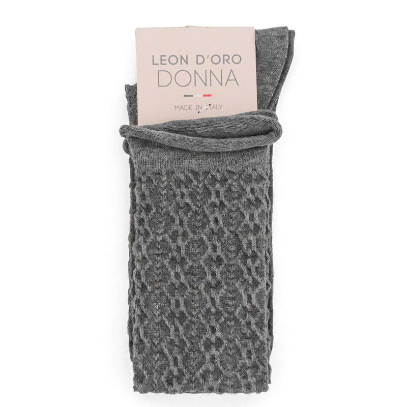 GAMBALETTO DONNA FANTASIA CALDO COTONE TAGLIO VIVO BuyBuy24 Abbilgiamento e Biancheria