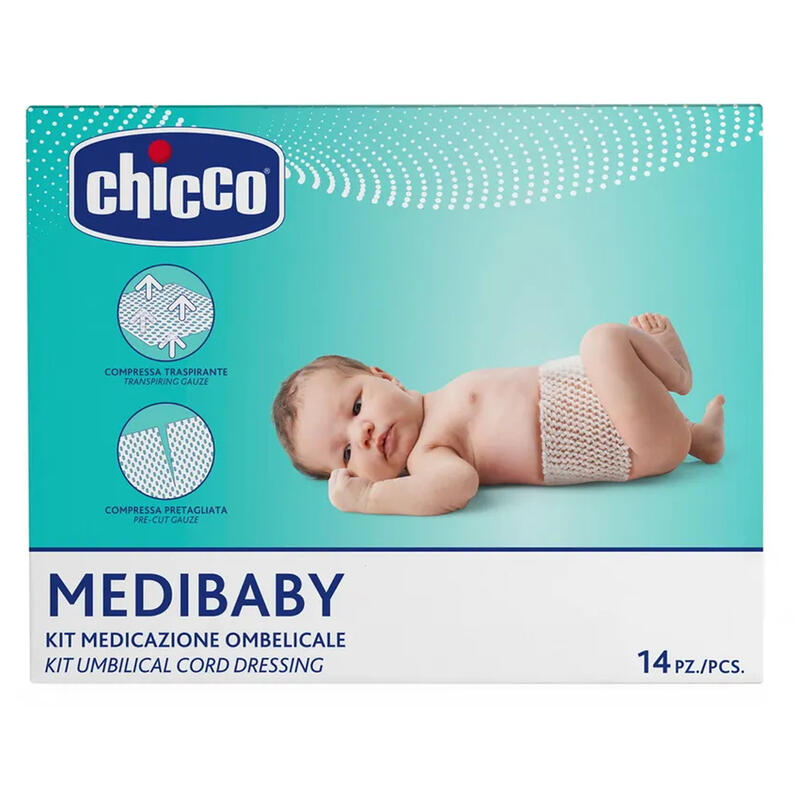 KIT MEDICAZIONE MEDIBABY 14 COMPRESSE OMBELICALI BuyBuy24 Abbilgiamento e Biancheria