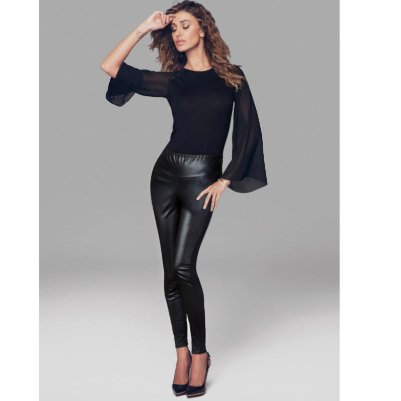 JADEA Leggings Donna Effetto Pelle Coccodrillo | BuyBuy24 Abbigliamento per  Famiglie