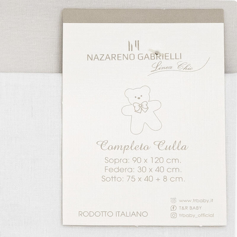 LENZUOLO 3 PZ CULLA RICAMATO BuyBuy24 Abbilgiamento e Biancheria