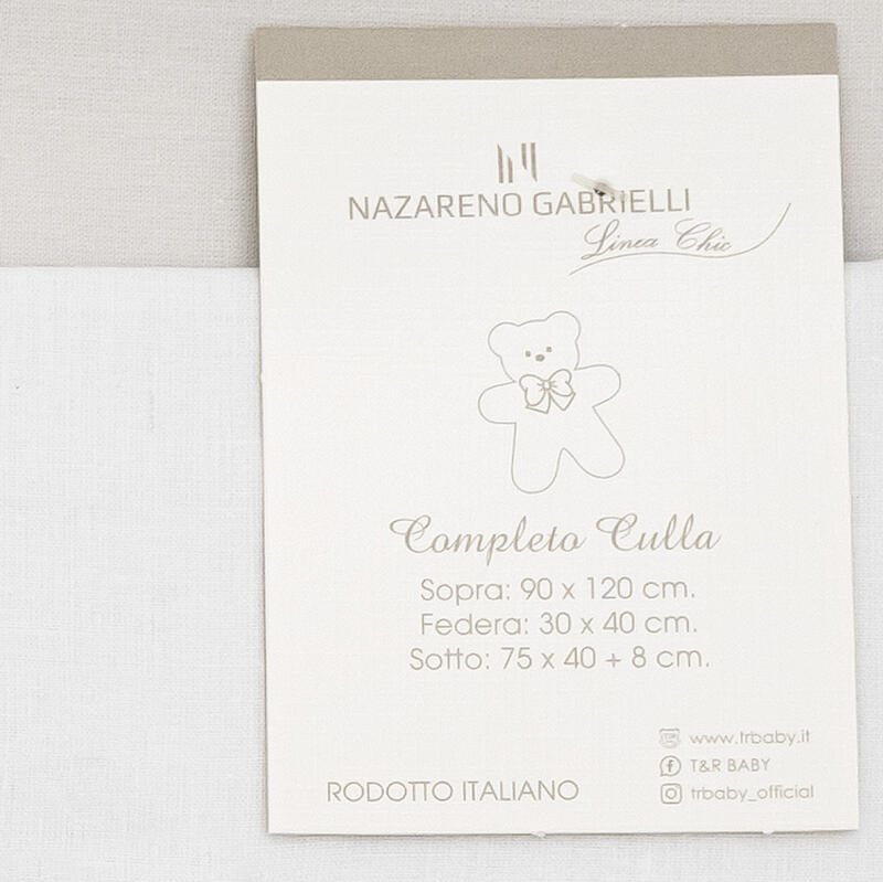 LENZUOLO 3 PZ CULLA RICAMATO BuyBuy24 Abbilgiamento e Biancheria