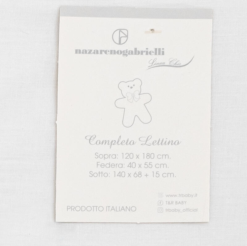 LENZUOLO 3 PZ LETTINO RICAMATO BuyBuy24 Abbilgiamento e Biancheria