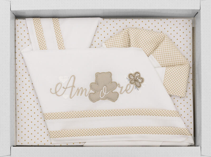 LENZUOLO CULLA 3 PEZZI NEONATO BuyBuy24 Abbilgiamento e Biancheria