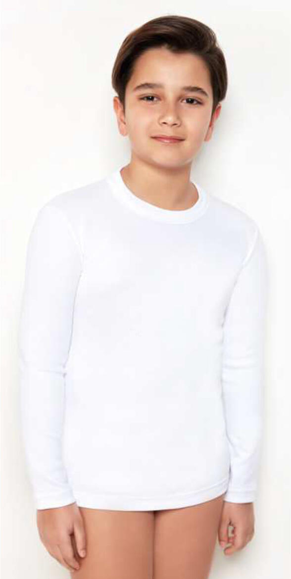 MAGLIA BIMBO MANICA LUNGA COTONE INTERLOCK BuyBuy24 Abbilgiamento e Biancheria