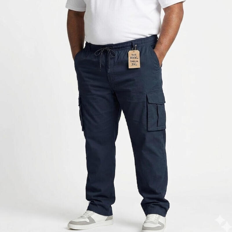 PANTALONE CALIBRATO CON LACCI E TASCONI LATERALI BuyBuy24 Abbilgiamento e Biancheria