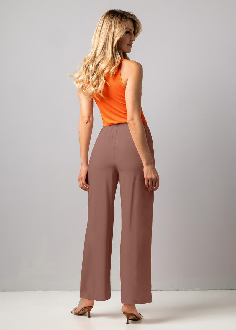 PANTALONE LARGO VISCOSA ELASTICIZZATA BuyBuy24 Abbilgiamento e Biancheria