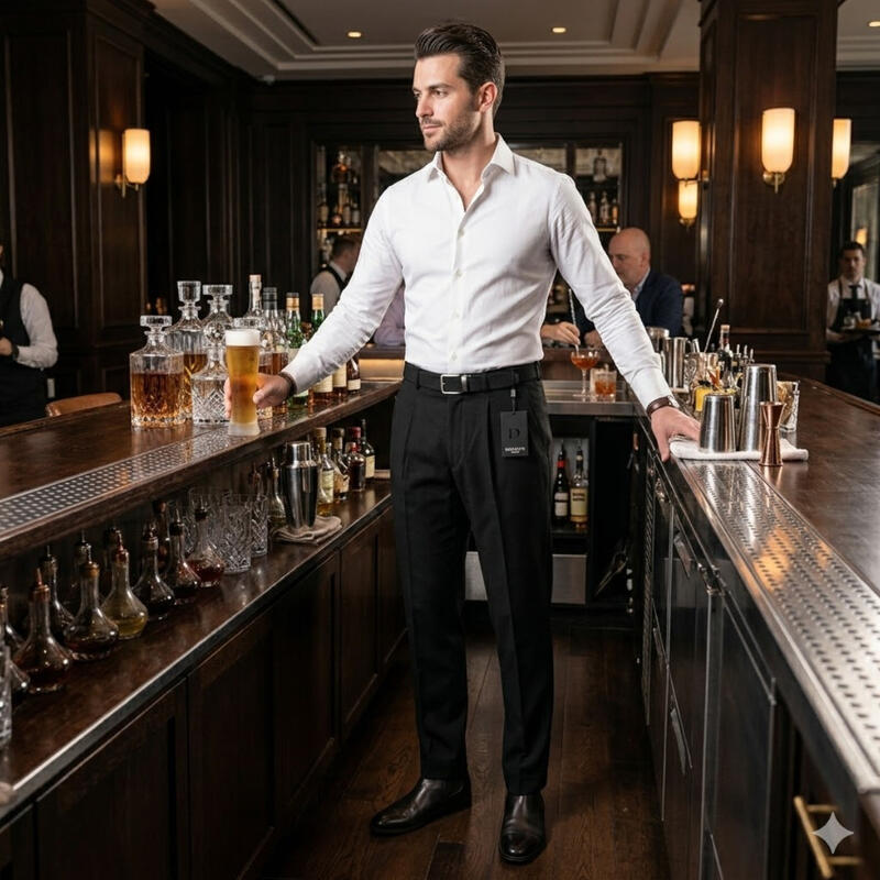 PANTALONE UOMO MODELLO BARMAN BuyBuy24 Abbilgiamento e Biancheria