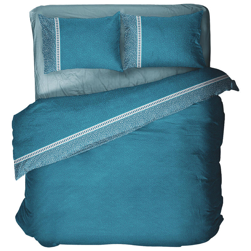PARURE COPRIPIUMINO 2 PIAZZE CM 255X200 FEDERE CM 52X60 BuyBuy24 Abbilgiamento e Biancheria