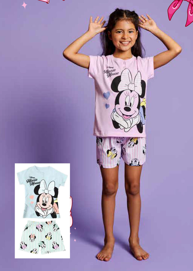 PIGIAMA BIMBA CORTO MINNIE BuyBuy24 Abbilgiamento e Biancheria