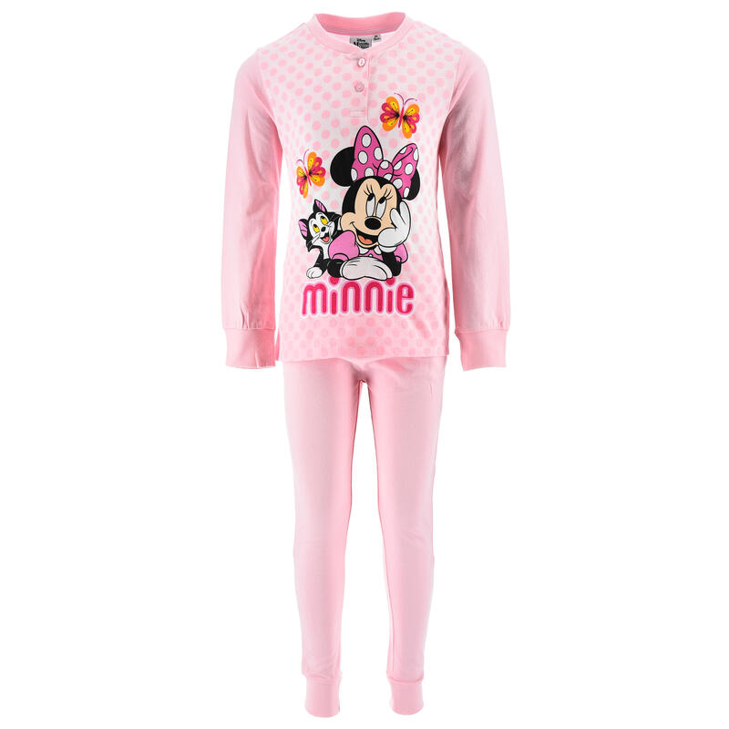 PIGIAMA BIMBA LUNGO JERSEY MINNIE BuyBuy24 Abbilgiamento e Biancheria