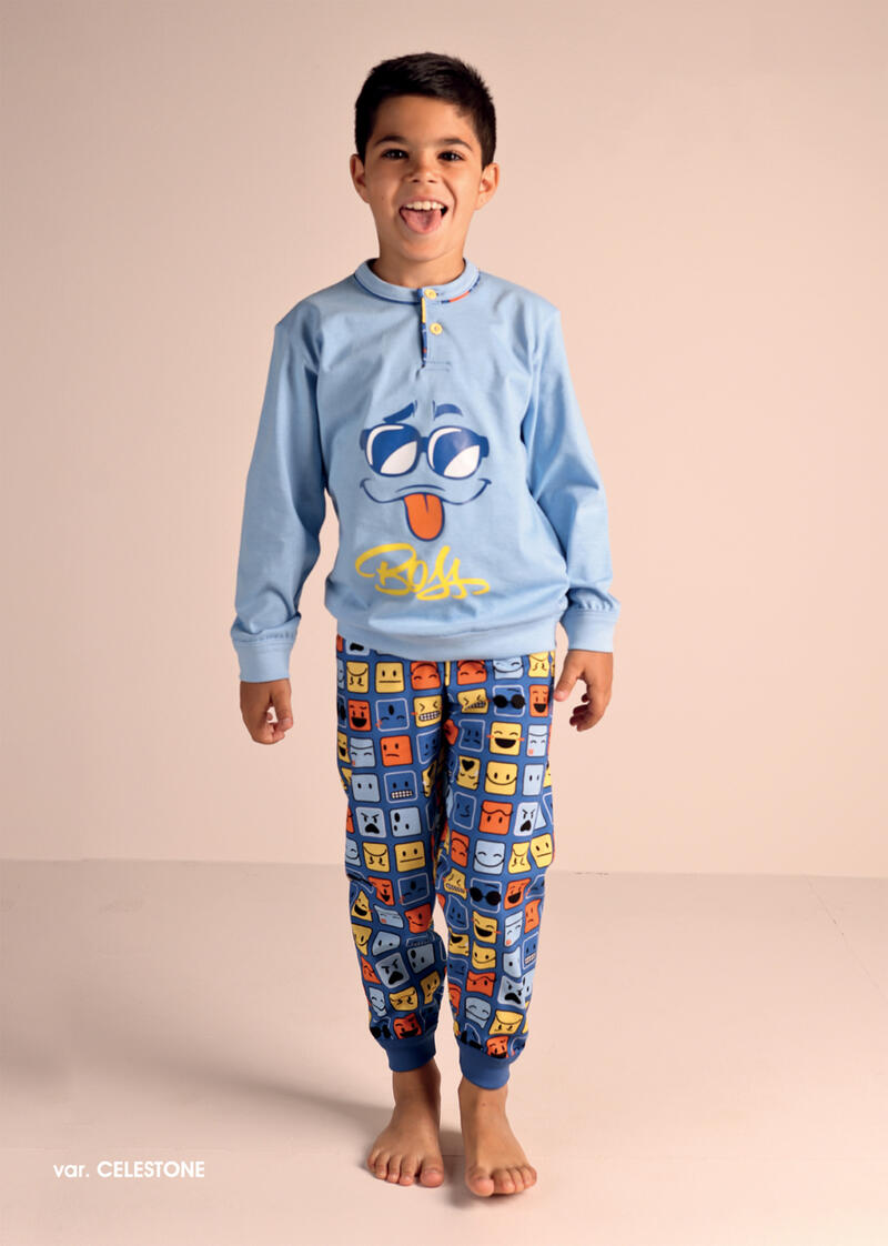 PIGIAMA BIMBO LUNGO JERSEY 8-10 ANNI BuyBuy24 Abbilgiamento e Biancheria