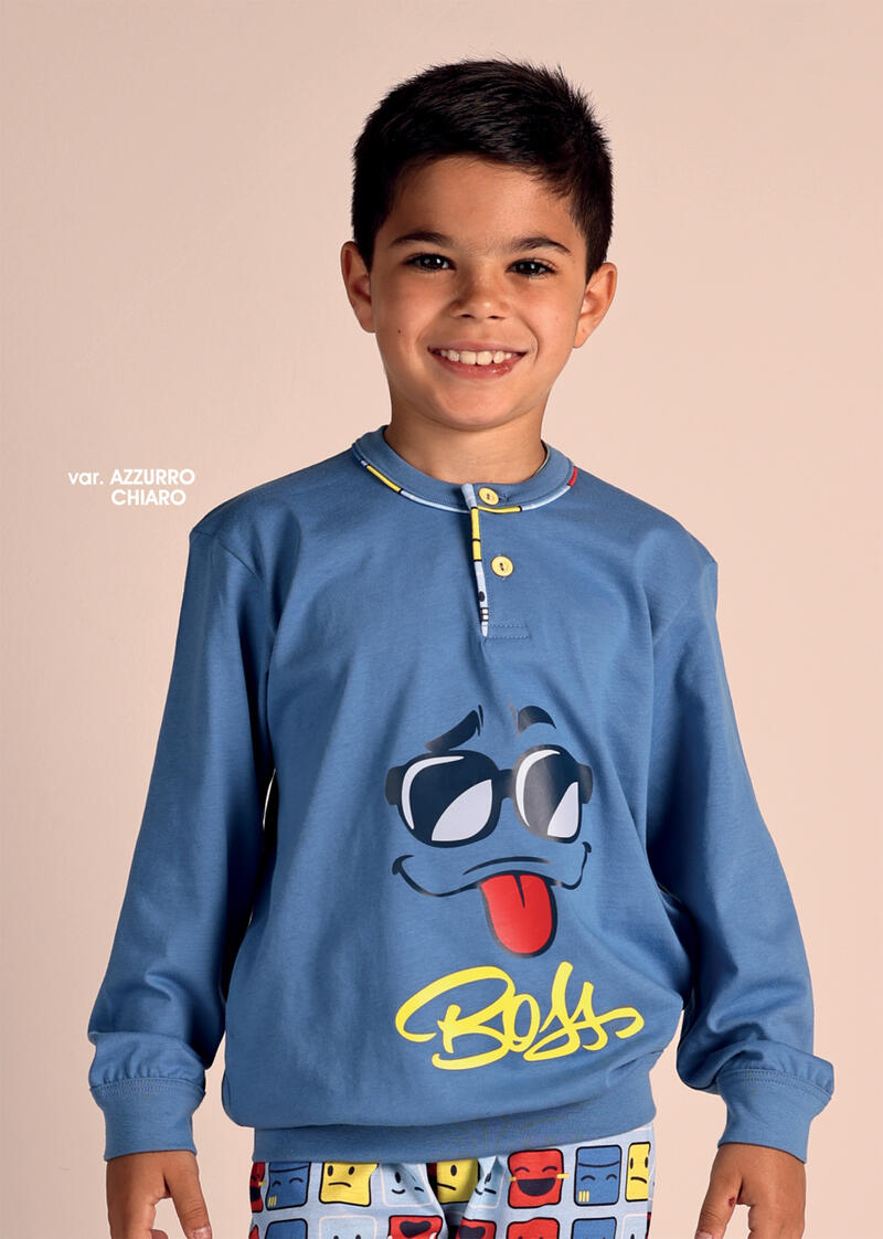PIGIAMA BIMBO LUNGO JERSEY 8-10 ANNI BuyBuy24 Abbilgiamento e Biancheria