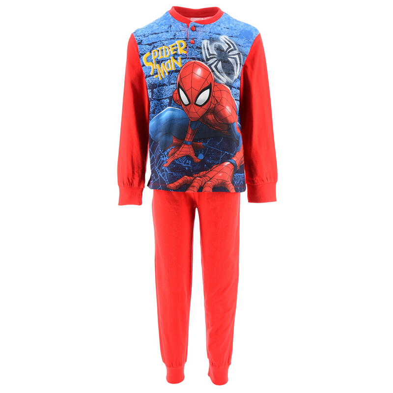 PIGIAMA BIMBO LUNGO JERSEY SPIDERMAN BuyBuy24 Abbilgiamento e Biancheria