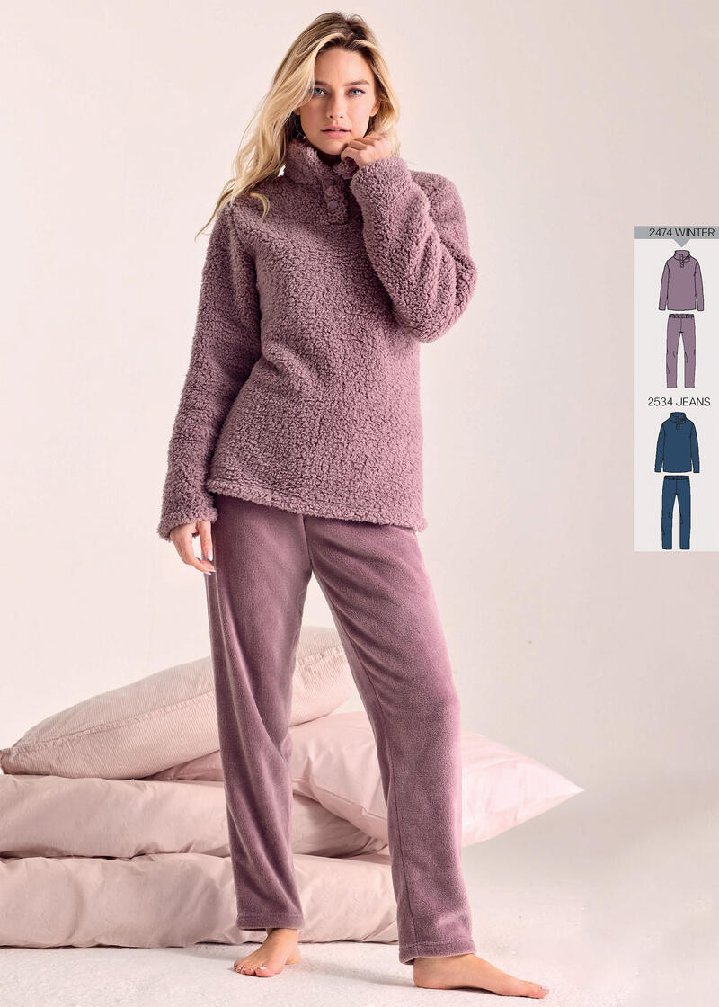 PIGIAMA DONNA CORAL FULL ZIP  BuyBuy24 Abbilgiamento e Biancheria