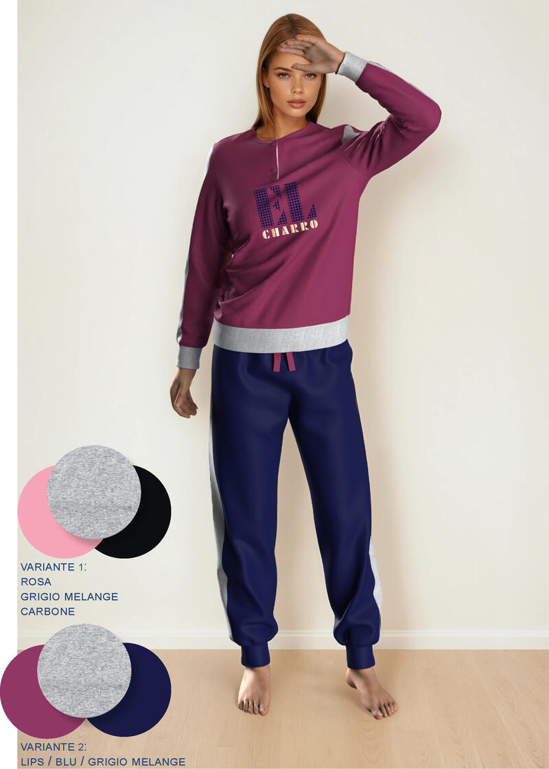 PIGIAMA DONNA INTERLOCK BuyBuy24 Abbilgiamento e Biancheria