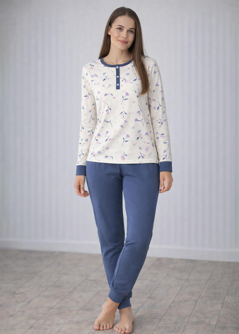 PIGIAMA DONNA INTERLOCK BuyBuy24 Abbilgiamento e Biancheria