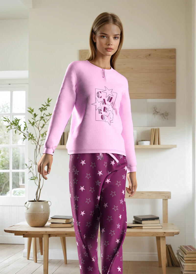 PIGIAMA DONNA INTERLOCK BuyBuy24 Abbilgiamento e Biancheria