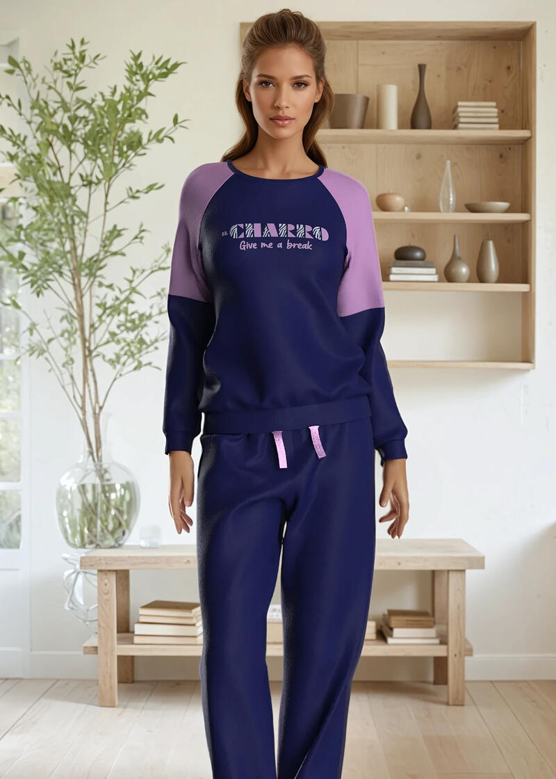 PIGIAMA DONNA INTERLOCK BuyBuy24 Abbilgiamento e Biancheria