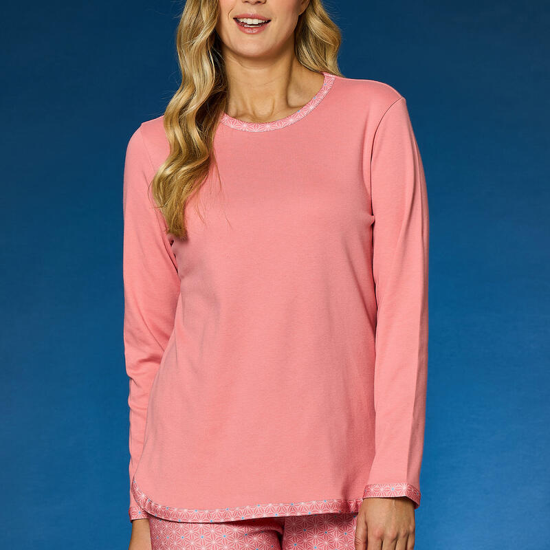 PIGIAMA DONNA INTERLOCK GIROCOLLO  BuyBuy24 Abbilgiamento e Biancheria