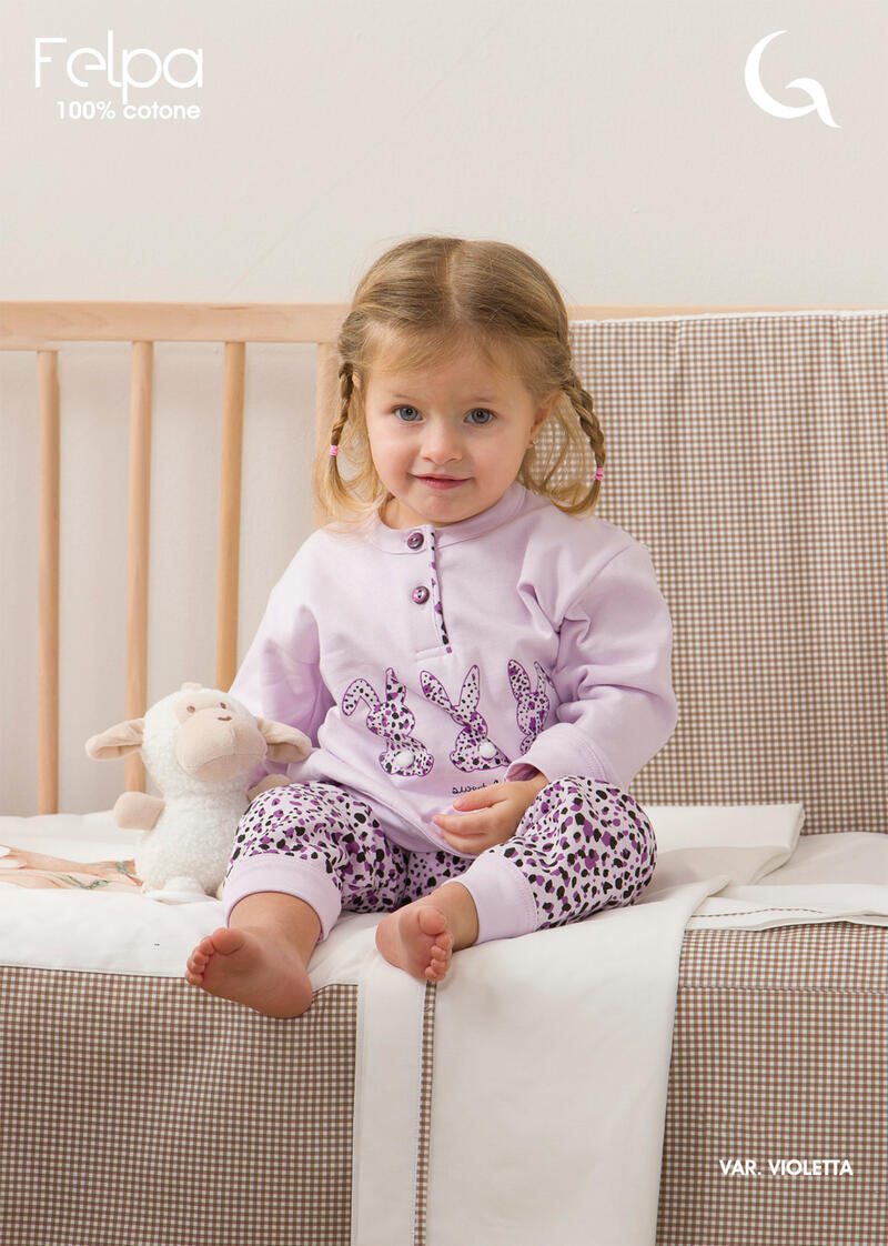PIGIAMA NEONATA FELPA BuyBuy24 Abbilgiamento e Biancheria