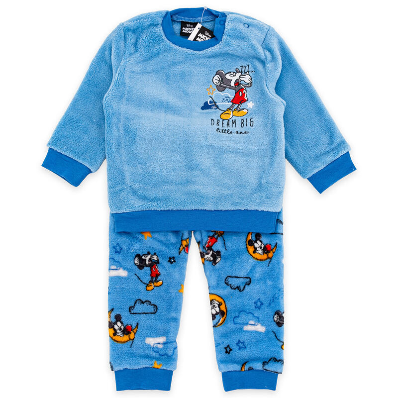 PIGIAMA NEONATO CORAL FLEECE MICKEY BuyBuy24 Abbilgiamento e Biancheria