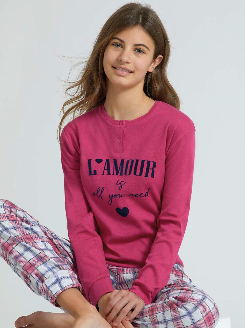 PIGIAMA RAGAZZA INTERLOCK BuyBuy24 Abbilgiamento e Biancheria