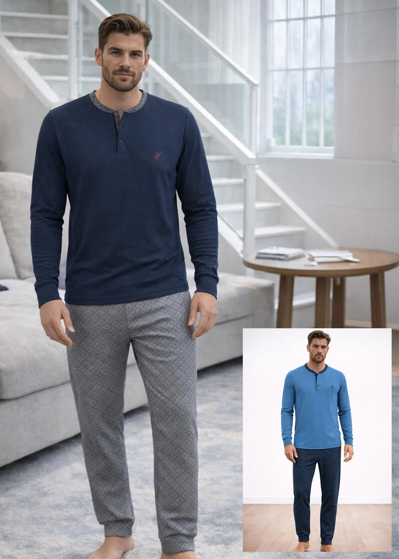 PIGIAMA UOMO INTERLOCK BuyBuy24 Abbilgiamento e Biancheria