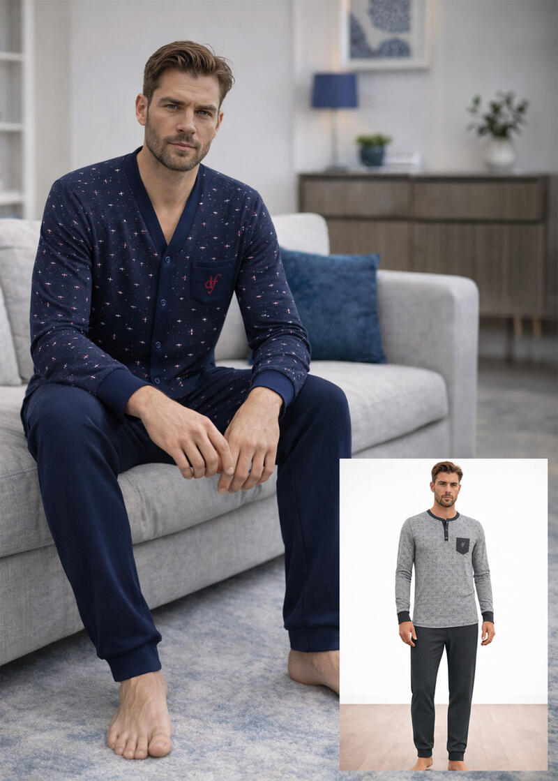 PIGIAMA UOMO INTERLOCK BuyBuy24 Abbilgiamento e Biancheria