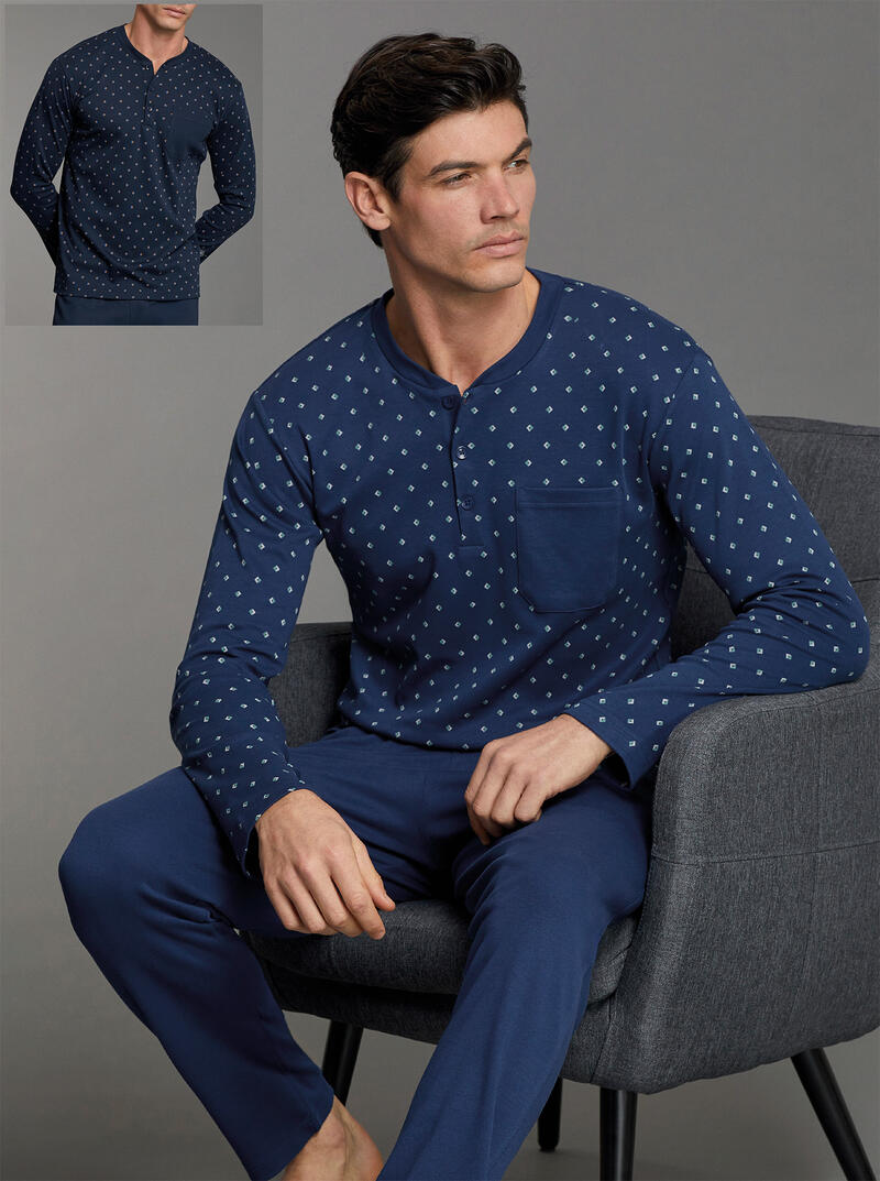 PIGIAMA UOMO INTERLOCK BuyBuy24 Abbilgiamento e Biancheria