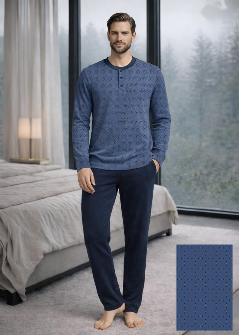 PIGIAMA UOMO INTERLOCK BuyBuy24 Abbilgiamento e Biancheria