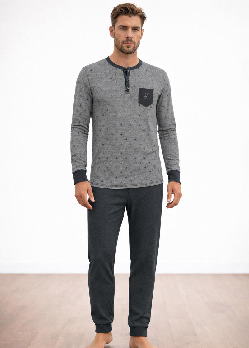PIGIAMA UOMO INTERLOCK BuyBuy24 Abbilgiamento e Biancheria