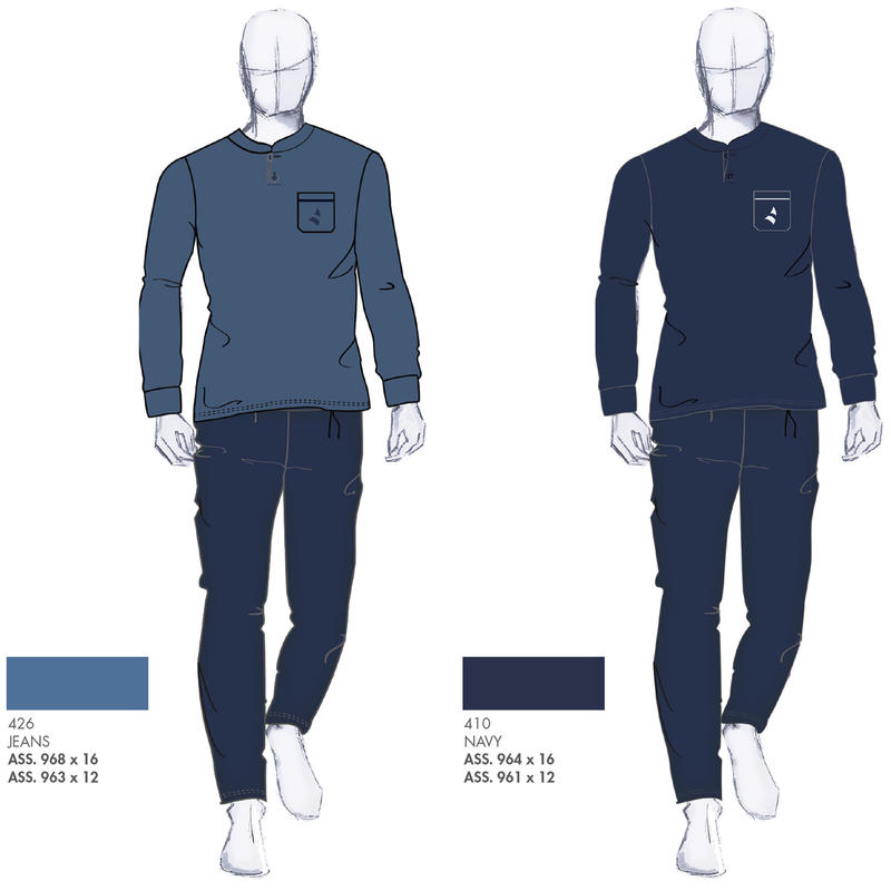 PIGIAMA UOMO INTERLOCK BuyBuy24 Abbilgiamento e Biancheria