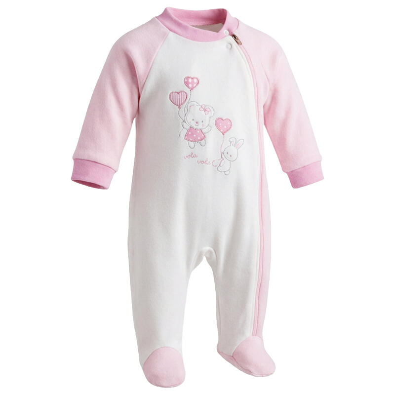 PIGIAMONE FELPA NEONATA CON ZIP BuyBuy24 Abbilgiamento e Biancheria