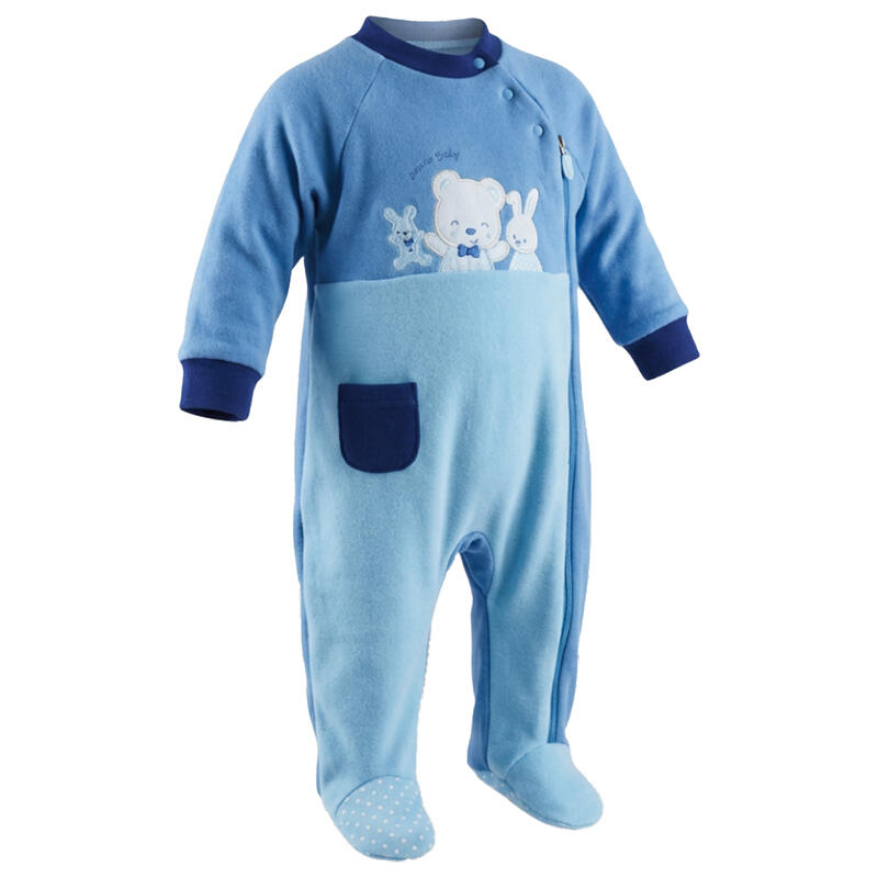 PIGIAMONE FELPA NEONATO CON ZIP BuyBuy24 Abbilgiamento e Biancheria