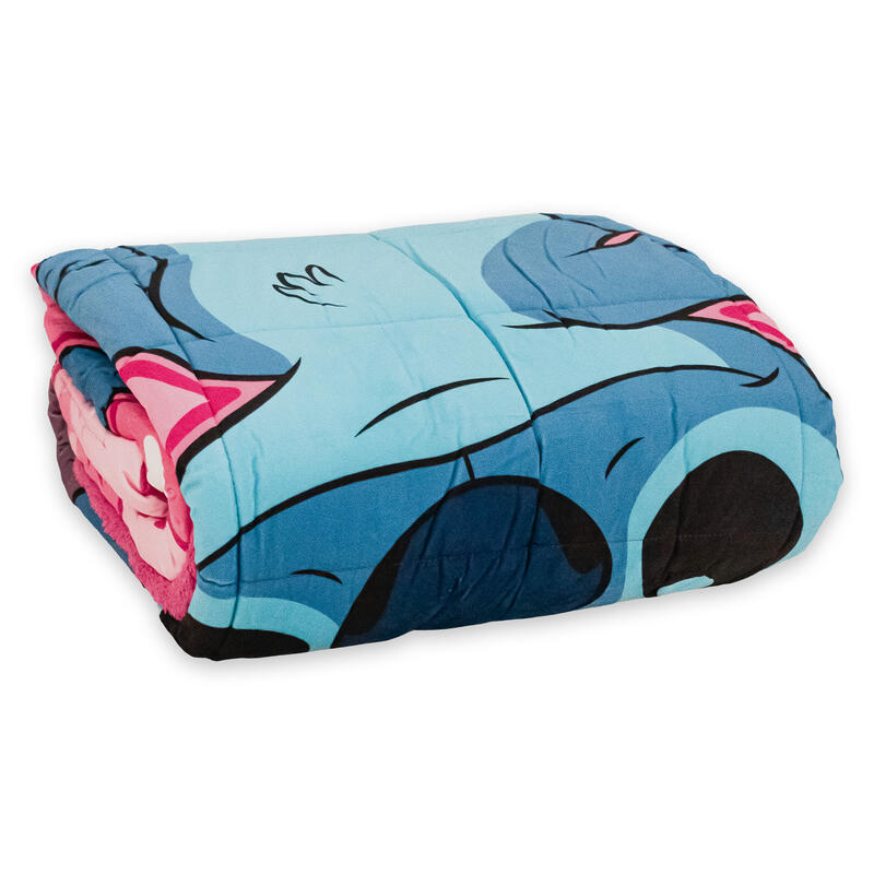 PIUMONE 1 PIAZZA VELLUTO E AGNELLATO STITCH GIRL BuyBuy24 Abbilgiamento e Biancheria